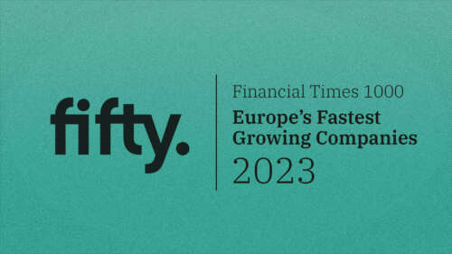 Fifty places in the FT 1000 Fastest Growing Companies in Europe